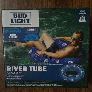 Bud Light River Tube with Handles